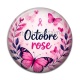 Cabochon Résine - octobre rose
