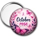Miroir de poche - octobre rose