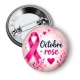 Badge - octobre rose