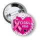 Badge - octobre rose