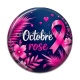 Cabochon Résine - octobre rose
