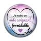Cabochon Résine - je suis un aide soignant formidable
