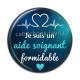 Cabochon Résine - je suis un aide soignant formidable