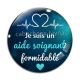 Cabochon Verre - je suis un aide soignant formidable