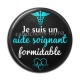 Cabochon Résine - je suis un aide soignant formidable
