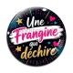 Cabochon Verre - une frangine qui déchire