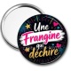 Miroir de poche - une frangine qui déchire