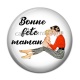 Cabochon Résine - bonne fête maman