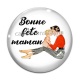 Cabochon Verre - bonne fête maman