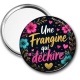 Miroir de poche - une frangine qui déchire