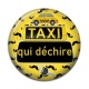Cabochon Résine - taxi qui déchire