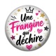 Cabochon Résine - une frangine qui déchire