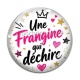 Cabochon Verre - une frangine qui déchire