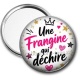 Miroir de poche - une frangine qui déchire