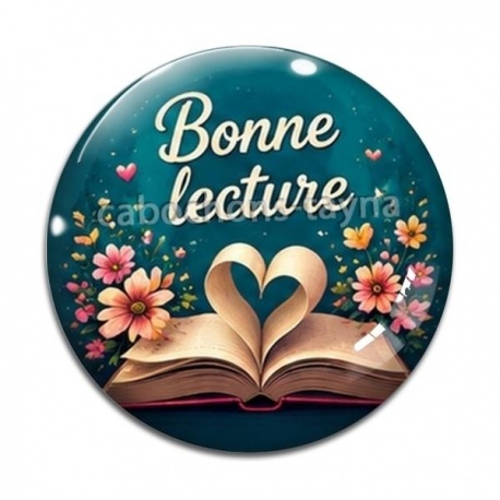 Cabochon Verre - bonne lecture