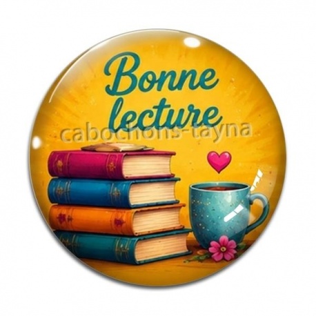 Cabochon Verre - bonne lecture
