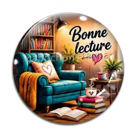 Cabochon Verre - bonne lecture
