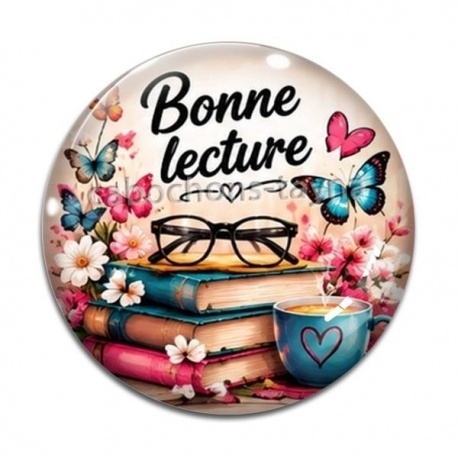 Cabochon Verre - bonne lecture