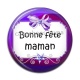 Cabochon Résine - bonne fête maman
