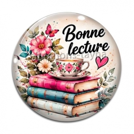 Cabochon Verre - bonne lecture