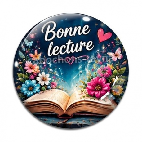 Cabochon Verre - bonne lecture