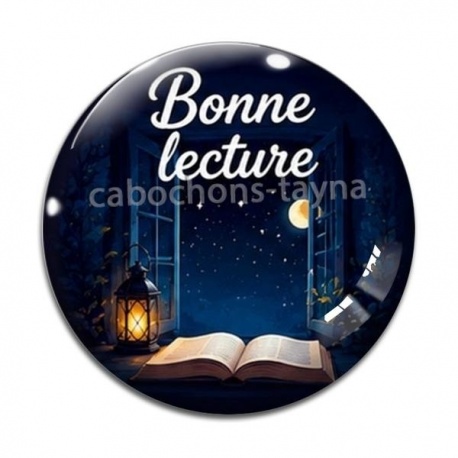 Cabochon Verre - bonne lecture