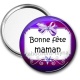 Miroir de poche - bonne fête maman