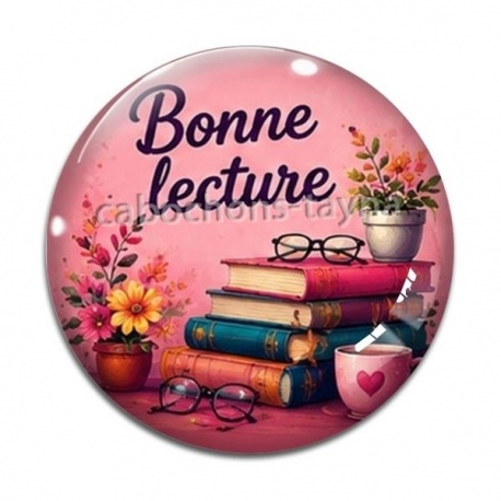 Cabochon Verre - bonne lecture