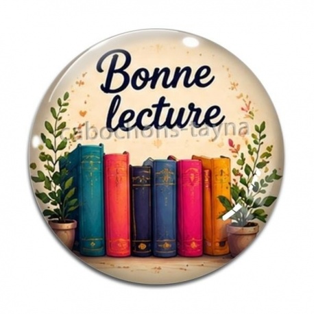 Cabochon Verre - bonne lecture