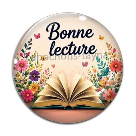 Cabochon Verre - bonne lecture