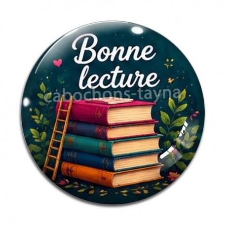 Cabochon Verre - bonne lecture