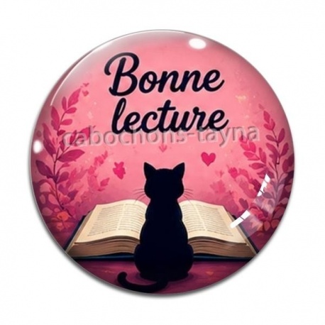 Cabochon Verre - bonne lecture