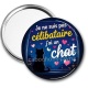 Miroir de poche - je ne suis pas célibataire j'ai un chat