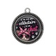 Pendentif Cabochon Argent - je ne suis pas célibataire j'ai un chat