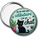 Miroir de poche - je ne suis pas célibataire j'ai un chat