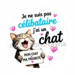  je ne suis pas célibataire j'ai un chat