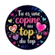 tu es une copine au top du top