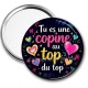 Miroir de poche - tu es une copine au top du top