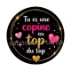 tu es une copine au top du top