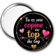 Miroir de poche - tu es une copine au top du top