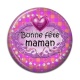 Cabochon Résine - bonne fête maman