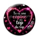 Cabochon Verre - tu es une copine au top du top