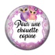 Cabochon Résine - pour une chouette copine