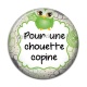 Cabochon Résine - pour une chouette copine
