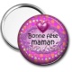 Miroir de poche - bonne fête maman
