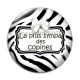 Cabochon Verre - la plus sympa des copines