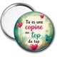Miroir de poche - tu es une copine au top du top