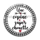 Cabochon Verre - une copine super chouette