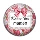 Cabochon Résine - bonne fête maman