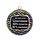 Pendentif Cabochon Argent - je suis une licornasse
